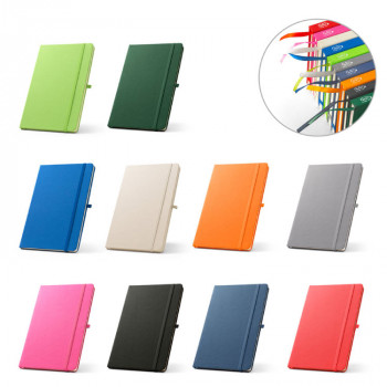 Тефтер рециклиран А5 со ластик 80л. линија Тефтер рециклиран А5 со ластик 80л. линија